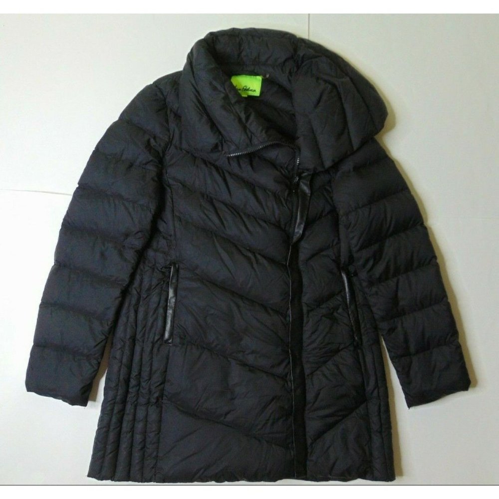 Sam Edelman M Down Parka Jacket Lightweight Black